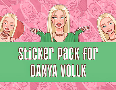 Sticker pack for Danya Vollk