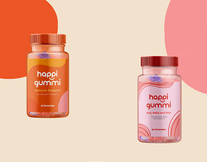 Happi gummi | Logo & packaging design