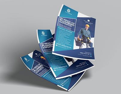 Plumbing Services Flyer Design