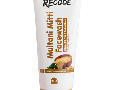 Get Glowing Skin with Recode Multani Mitti Facewash!