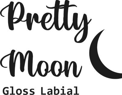 Projeto de Identidade Visual . Pretty Moon Gloss Labial