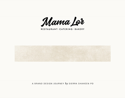 Mama Lor - My Brand Design Journey