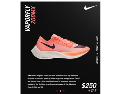 Nike Zoomx Banner Design