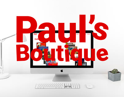 Paul's Boutique - Web Design / UXUI