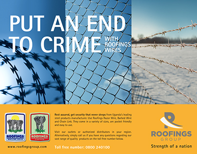 PUT AN END TO CRIME With Roofings Wires
