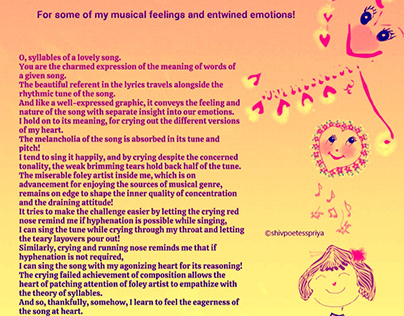 For some of my musical feelings and entwined emotions!