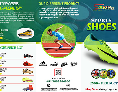 Sports Shoes Brochure