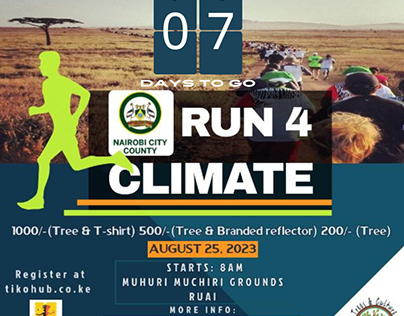 Event Countdown:Nairobi Run4Climate