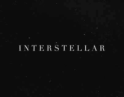 Interstellar Title Sequence