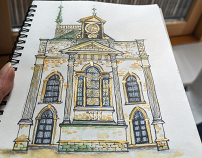 St Swithun's Chruch | Freehand Drawing