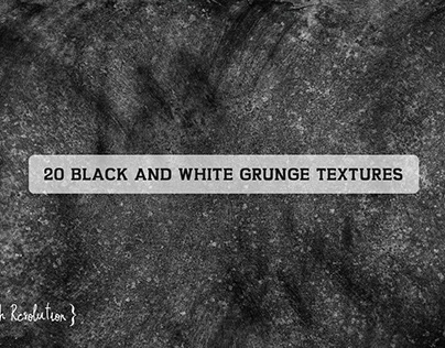 20 Free Black And White Grunge Textures