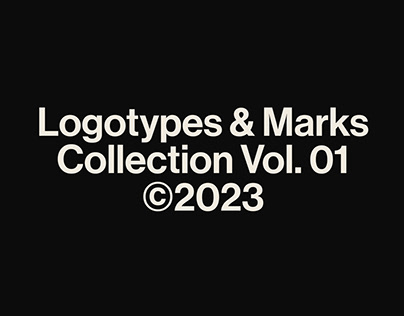 Logotypes & Marks Collection Vol. 01 ©2023