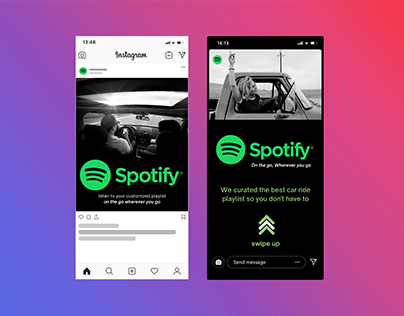 Spotify Campaign- On the go, Wherever you go