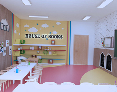 (KSA-2021) Art room for children - SCHOOL