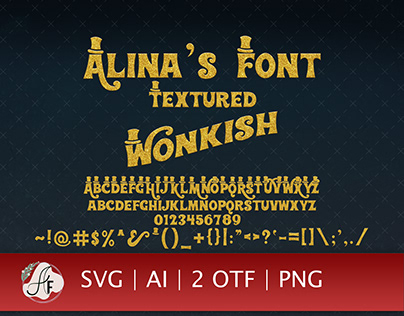 Willy Wonka Textured Font 2023