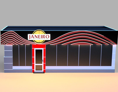 facade design Cafe "Janeiro"