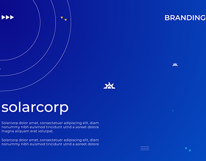 Solarcorp logo design