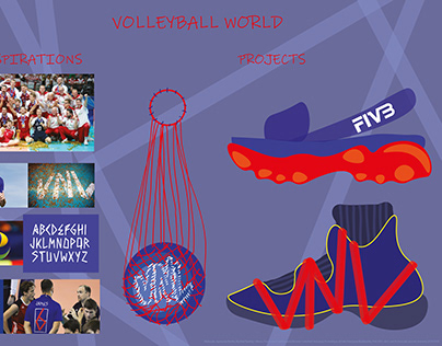 Capsule collection - shoes and bag - volleyball