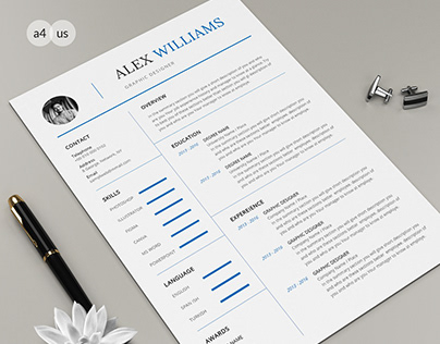 Free 1 Page Resume Template
