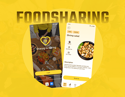 Foodsharing Mobile App UX|UI Case study