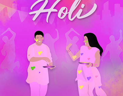 Holi poster design