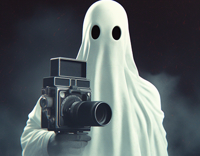 Midjourney:Ghosts help you take photos