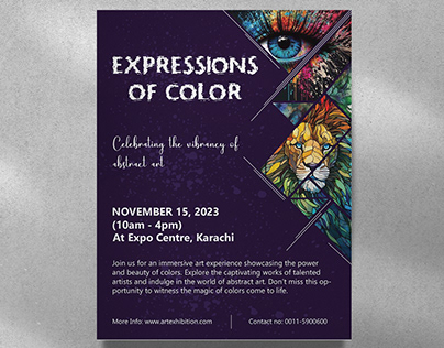 Art Exhibition Flyer Design