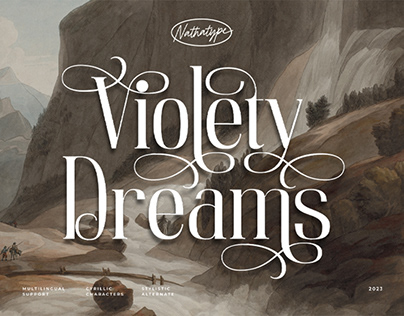 Violety Dreams - Serif Font