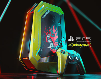 PS5 Redesign Project ( Cyberpunk 2077 Edition )