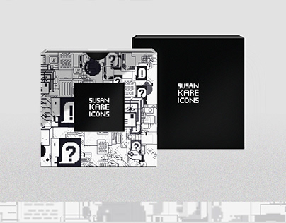 Susan Kare 'İCONS' Book Cover Design