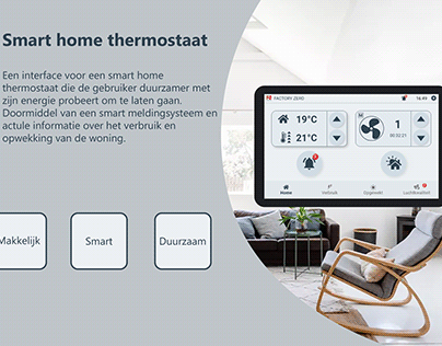 Smart home thermostaat