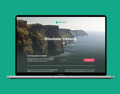 Emerald Irish Tours - Landing Page Design