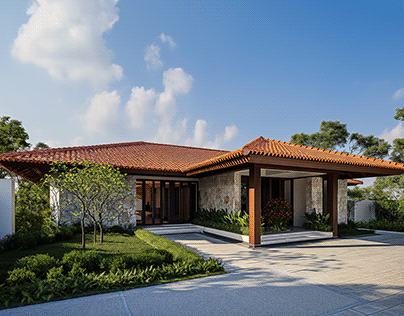 Sloping roof House I Kiến trúc sư Võ Hữu Linh