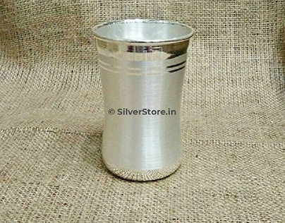 Silver Glass – Hammer Pattern with 990BIS hallmark