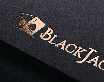 Black Jack Game Logo design for Digitain