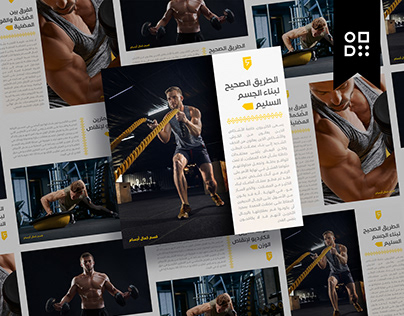 Gold 7 Fit - Sports Magazine & Blog - Visual identity