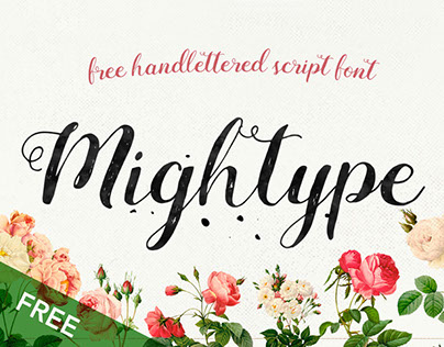 Mightype Script - Free Handlettered Font