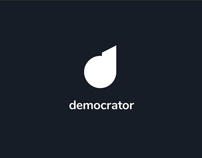 Diseño web y branding para la app "democrator"