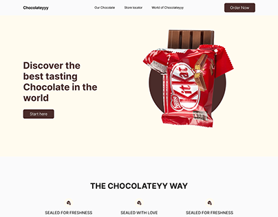 UI: Chocolateyyy Landing Page #2