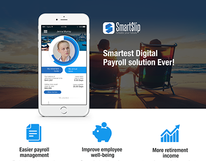 SmartSlip - Digital Payroll + Retirement Plan App
