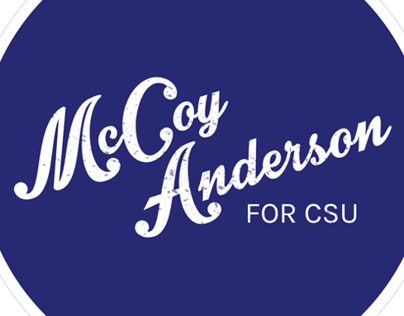 McCoy Anderson for CSU Campaign & Website
