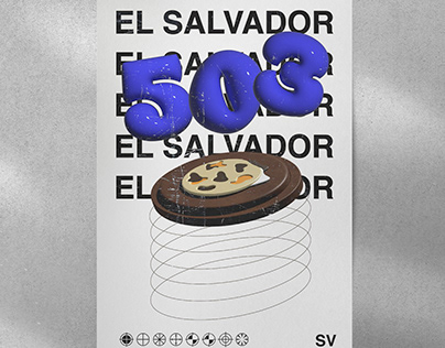 503 EL SALVADOR POSTER