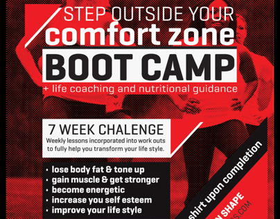 PENTAGON FITNESS bootcamp flyers