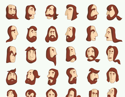 Armenian Beard Alphabet