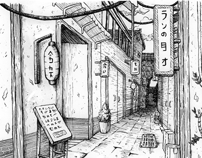 Japanese City Sketches