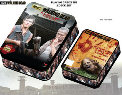 Walking dead playing cards