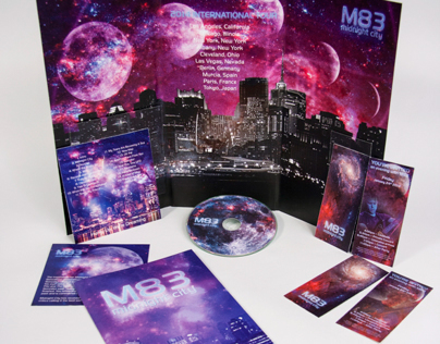 M83 Midnight City Single Promotional Packaging