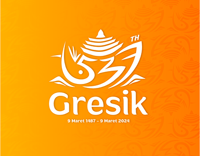 Gresik 537th anniversary logo
