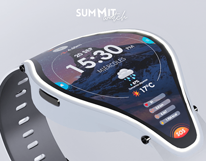 SUMMIT Watch | Watch design for high mountain hikers