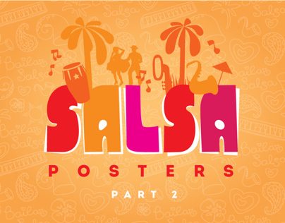 Posters for salsa lessons